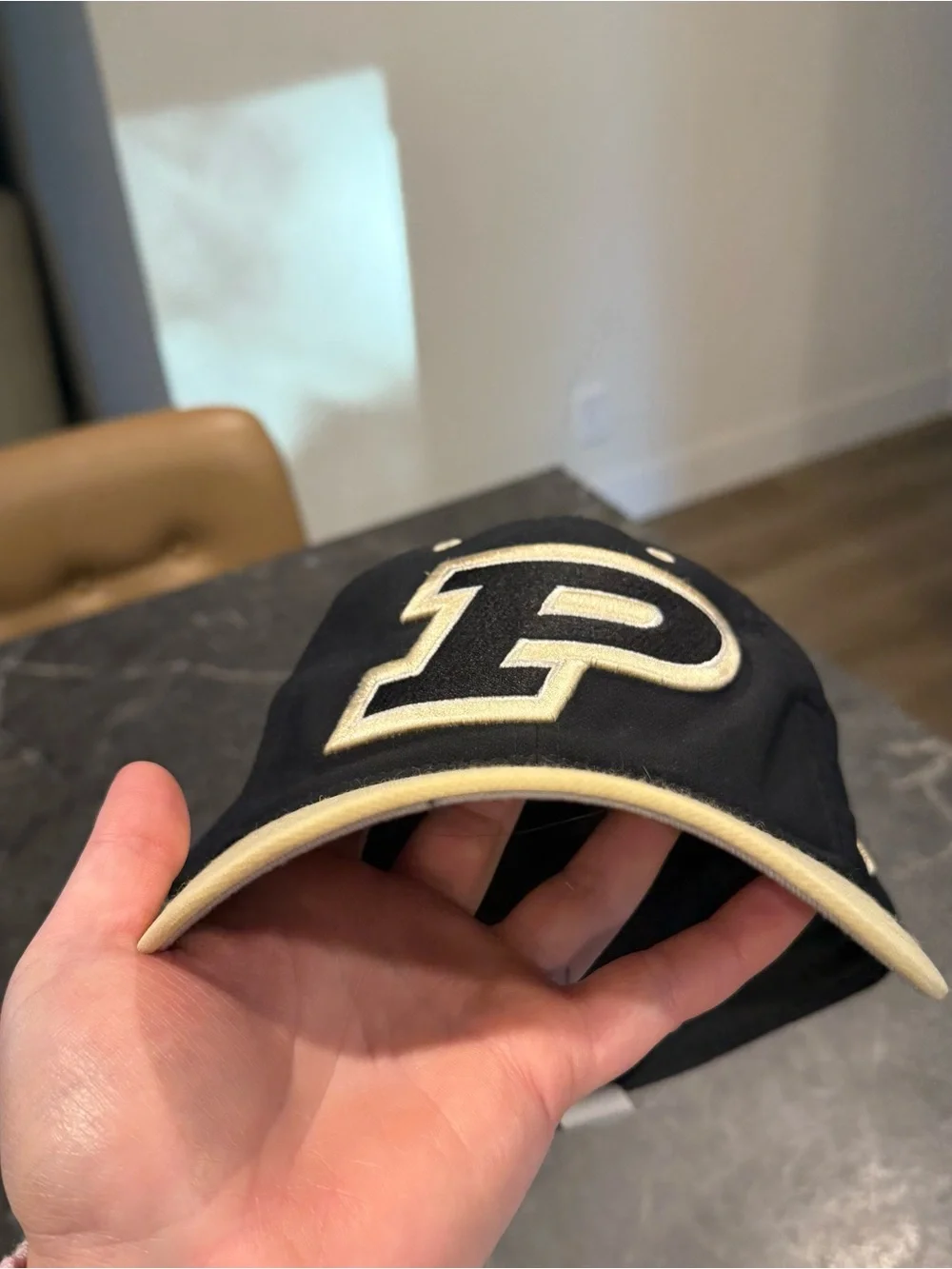 Nike Purdue heritage 86 dri-fit fitted hat M/L black